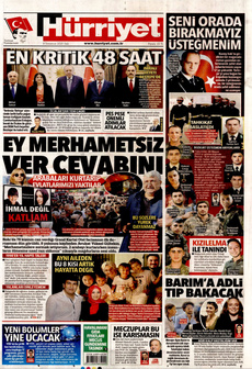 HÜRRİYET 8 Temmuz 2025 Gazete Manşeti Küçük