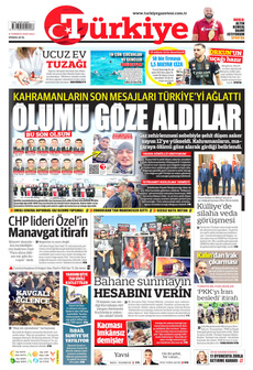 TÜRKİYE GAZETESİ 8 Temmuz 2025 Gazete Manşeti Küçük