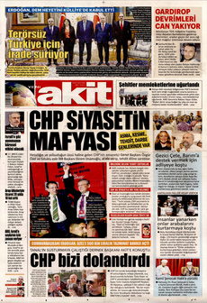 YENİ AKİT 8 Temmuz 2025 Gazete Manşeti Küçük