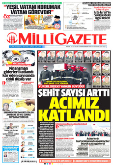 MİLLİ GAZETE 8 Temmuz 2025 Gazete Manşeti Küçük
