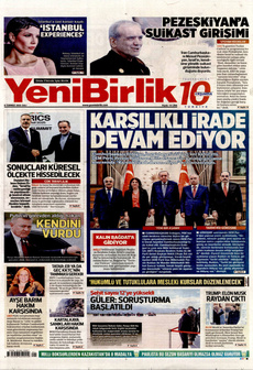 YENİBİRLİK 8 Temmuz 2025 Gazete Manşeti Küçük