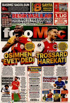 FOTOMAÇ 8 Temmuz 2025 Gazete Manşeti Küçük
