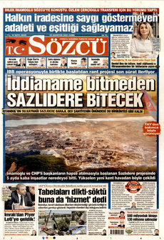 SÖZCÜ 22 Ağustos 2025 Gazete Manşeti Küçük
