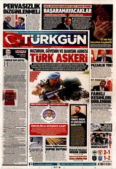 TÜRKGÜN 22 Ağustos 2025 Gazete Manşeti Küçük