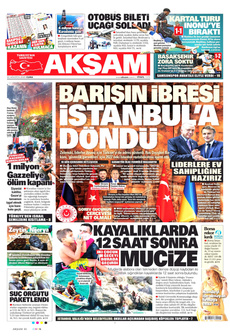 AKŞAM 22 Ağustos 2025 Gazete Manşeti Küçük