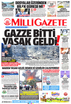 MİLLİ GAZETE 22 Ağustos 2025 Gazete Manşeti Küçük