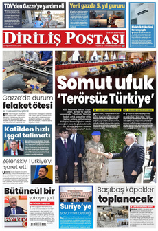DİRİLİŞ POSTASI 22 Ağustos 2025 Gazete Manşeti Küçük