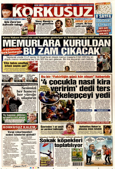 KORKUSUZ 22 Ağustos 2025 Gazete Manşeti Küçük