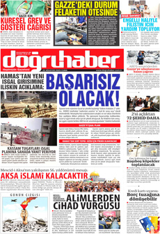 DOĞRU HABER 22 Ağustos 2025 Gazete Manşeti Küçük