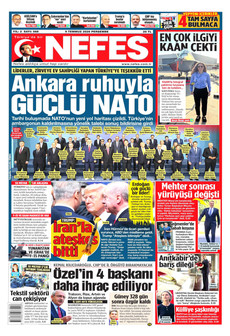 NEFES 9 Temmuz 2026 Gazete Manşeti Küçük