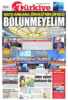 TÜRKİYE GAZETESİ 9 Temmuz 2026 Gazete Manşeti Küçük