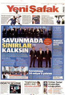 YENİ ŞAFAK 9 Temmuz 2026 Gazete Manşeti Küçük