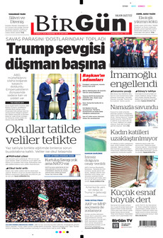 BİRGÜN 9 Temmuz 2026 Gazete Manşeti Küçük