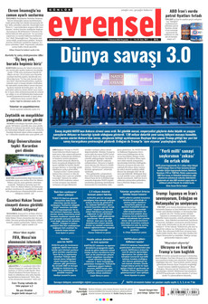 EVRENSEL 9 Temmuz 2026 Gazete Manşeti Küçük